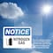 Signmission Nitrogen Gas Sign, Vinyl Decal, 7in W x 5in L, 2PK OS-2PACK-NS-D-57-L-14338 - alternate 4